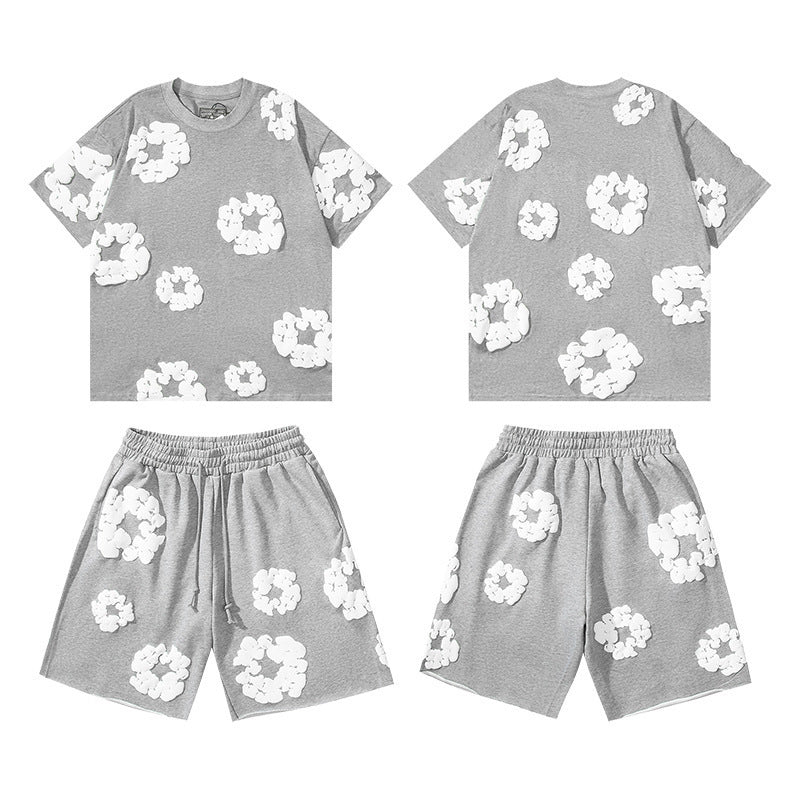 Multi-Colored Cotton Foam Printed Unisex Outfit