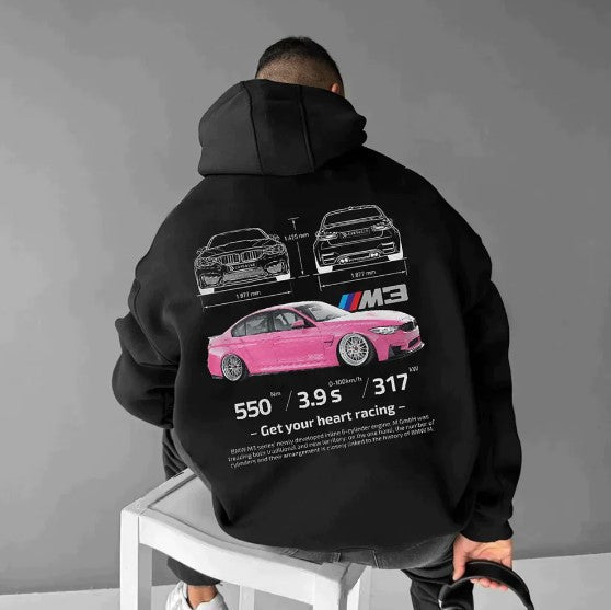 Men's Sports Car Hoodie