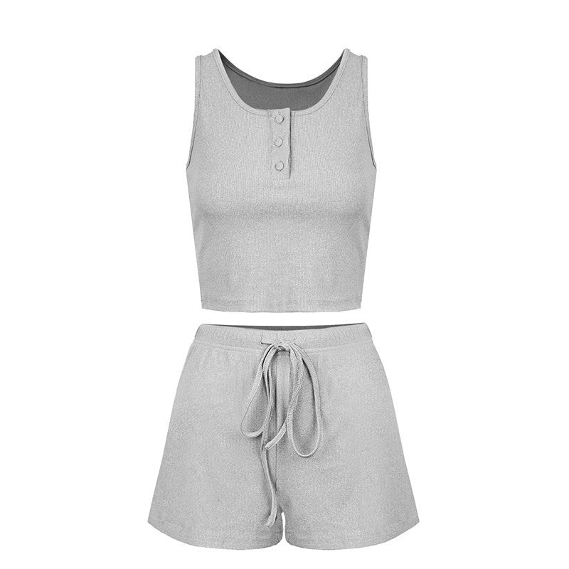 Sleeveless & Shorts Set