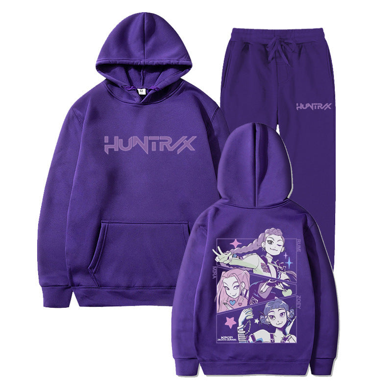 Fashionable K-Pop Demon Hunter Hooded Set