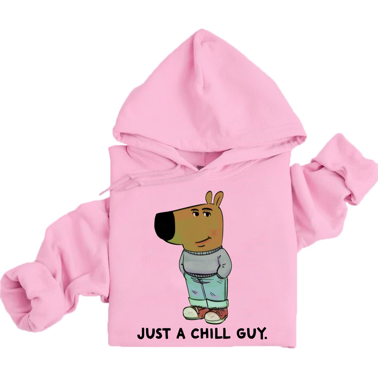 Chill Guy Meme Hoodie