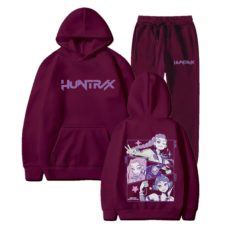 Fashionable K-Pop Demon Hunter Hooded Set