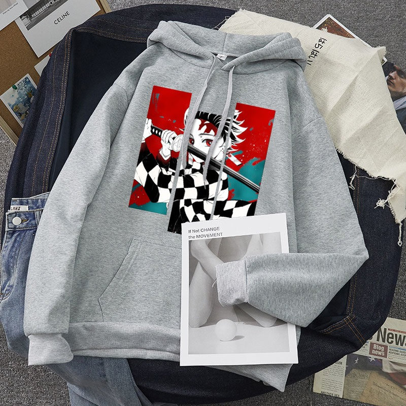 Anime Printed Hoodie