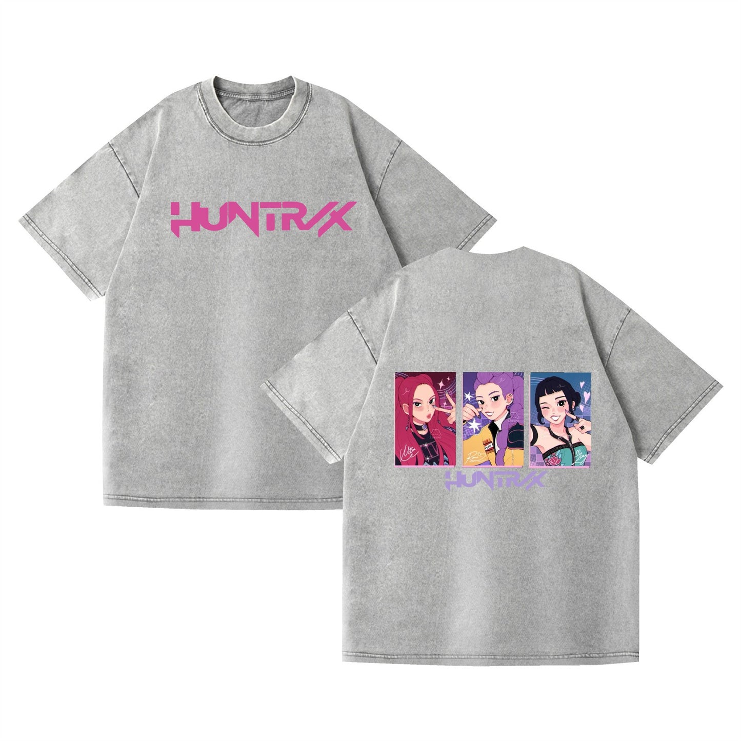 Washed K-POP Demon Hunters T-Shirt