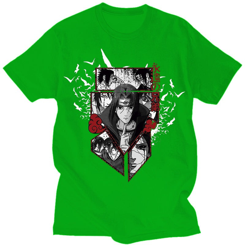 Naruto Uchiha Itachi Print T-shirt