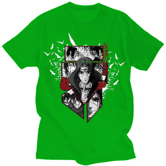 Naruto Uchiha Itachi Print T-shirt