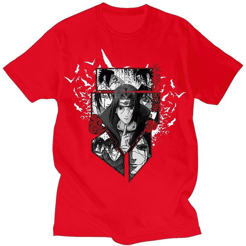 Naruto Uchiha Itachi Print T-shirt