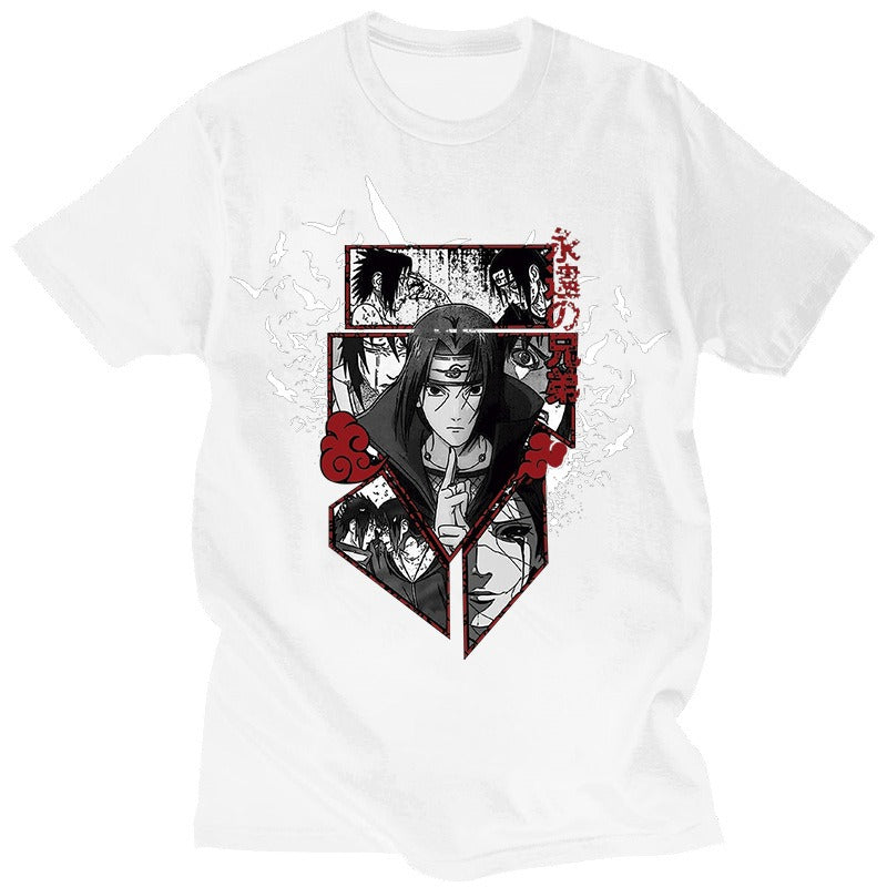 Naruto Uchiha Itachi Print T-shirt