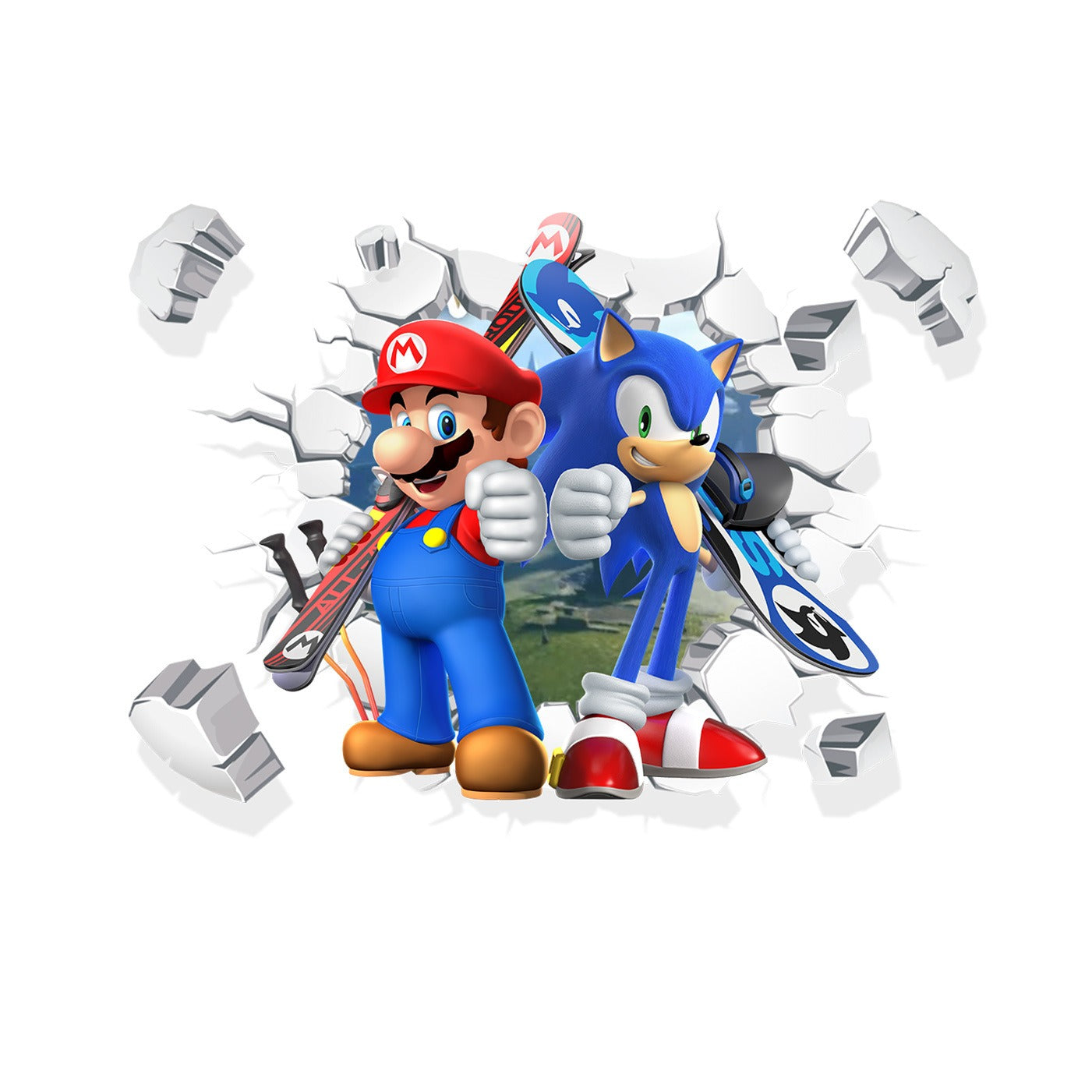 Mario Wall Decoration Stickers