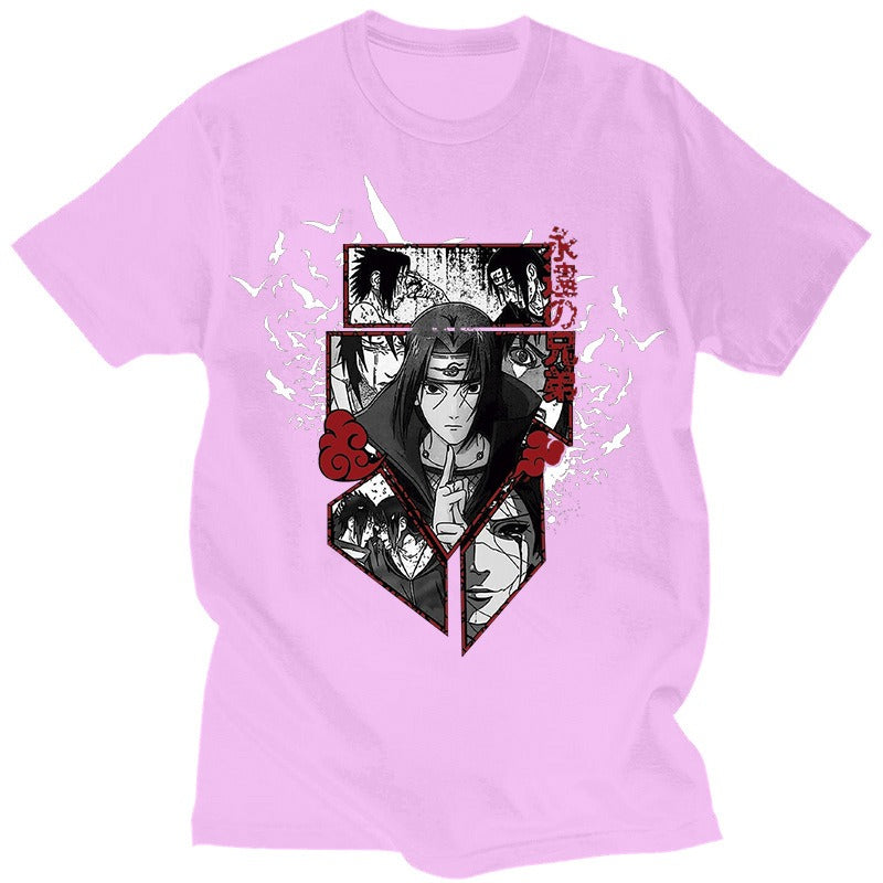 Naruto Uchiha Itachi Print T-shirt