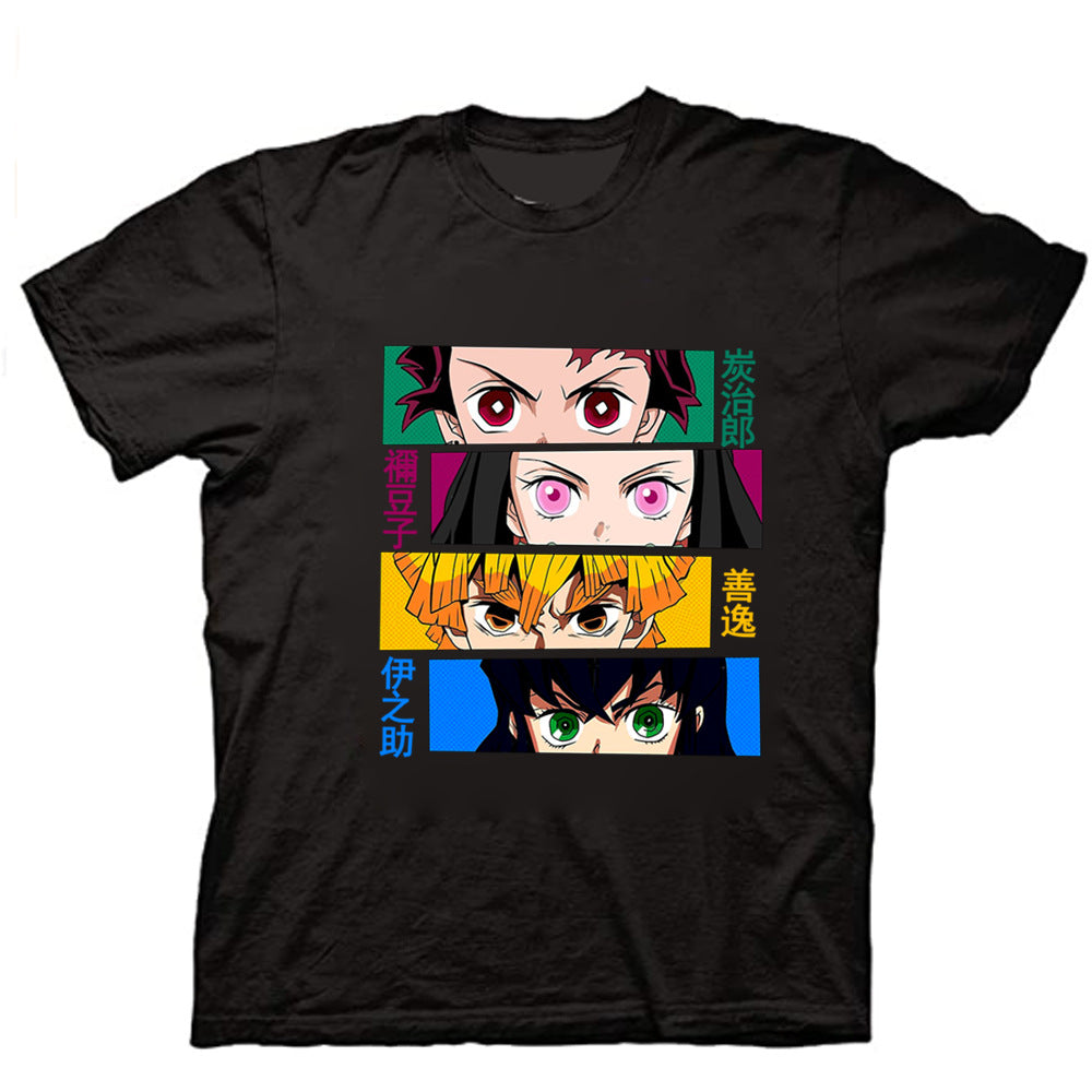 Anime Printed Short Sleeve T-Shirt