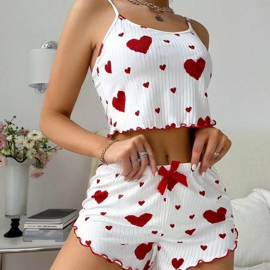 Women's Two Piece Love Pajamas