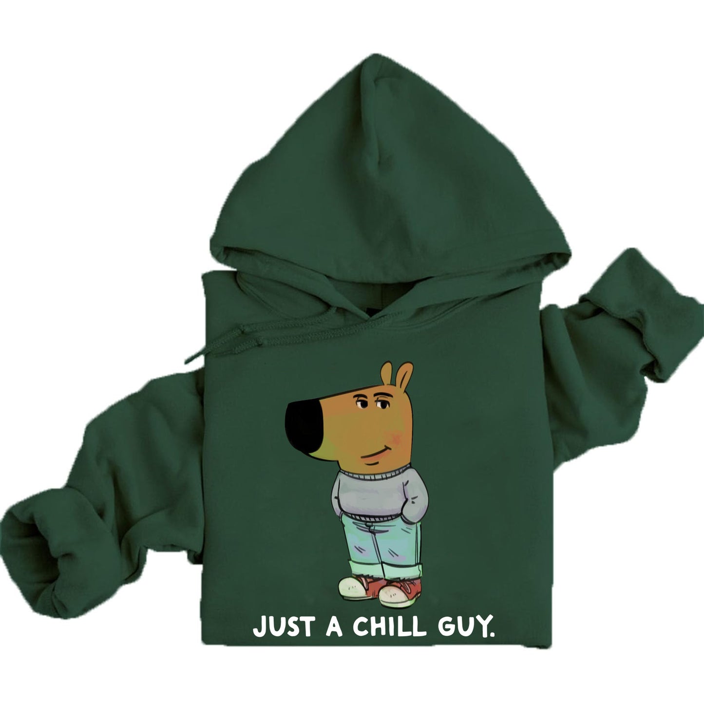 Chill Guy Meme Hoodie