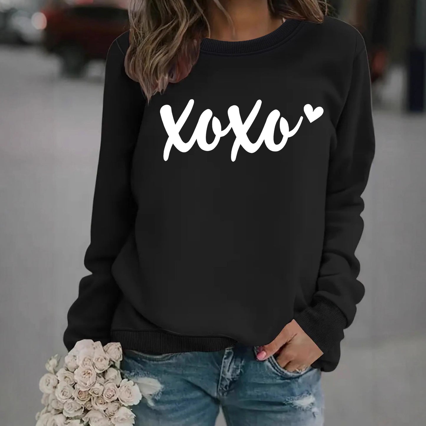 XoXo Round Neck Long Sleeve