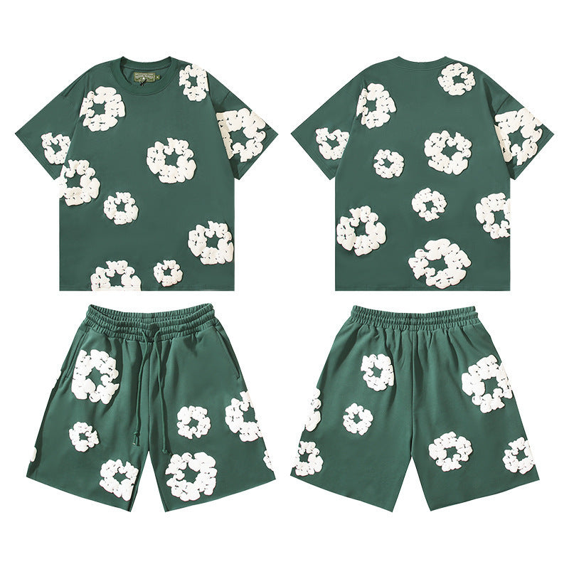 Multi-Colored Cotton Foam Printed Unisex Outfit