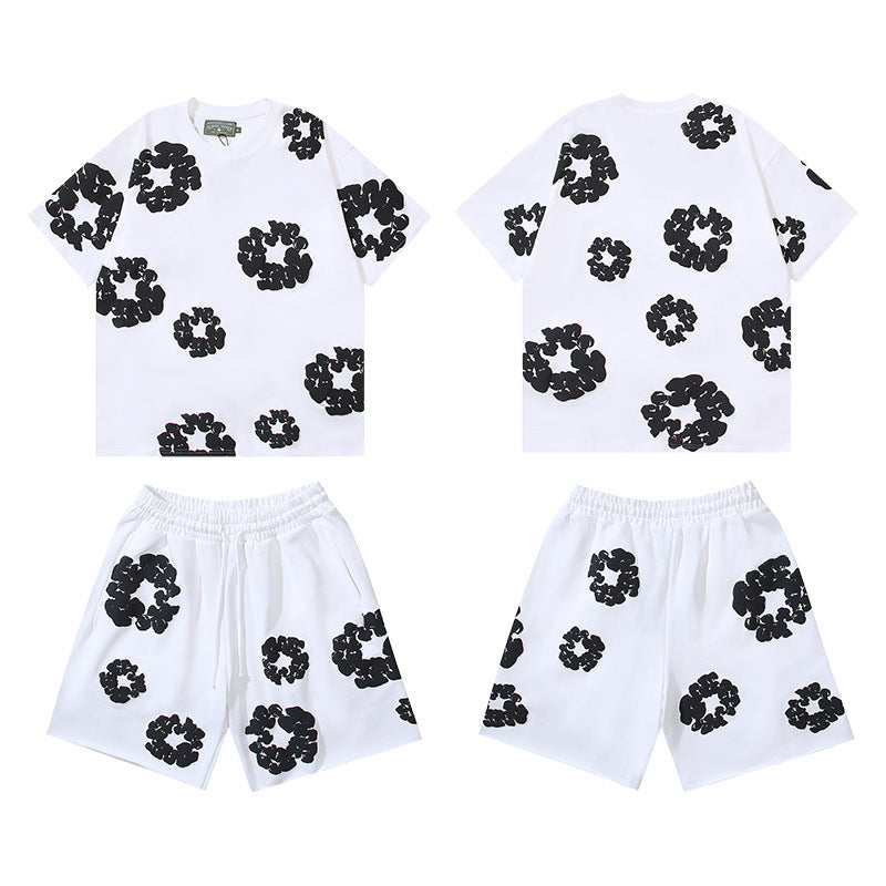 Multi-Colored Cotton Foam Printed Unisex Outfit
