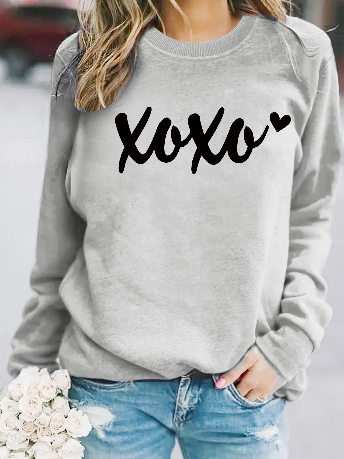 XoXo Round Neck Long Sleeve