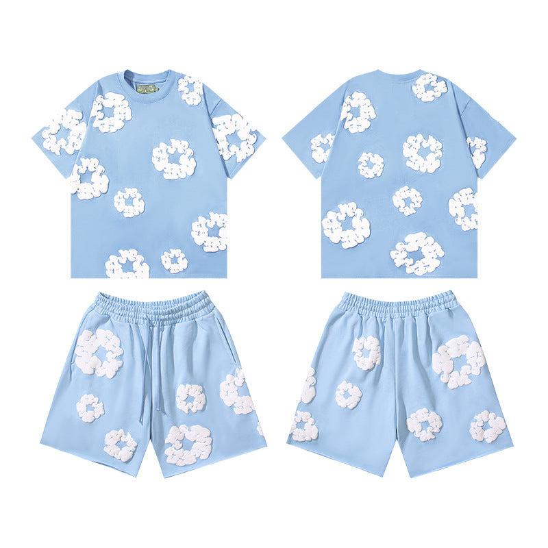 Multi-Colored Cotton Foam Printed Unisex Outfit