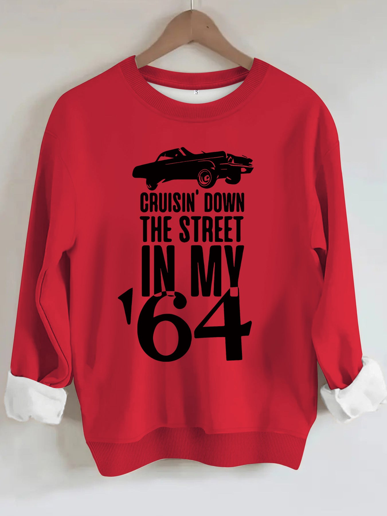 Car Printed Sweatshirt