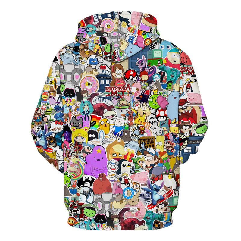 Harajuku Anime Cartoon Hoodies