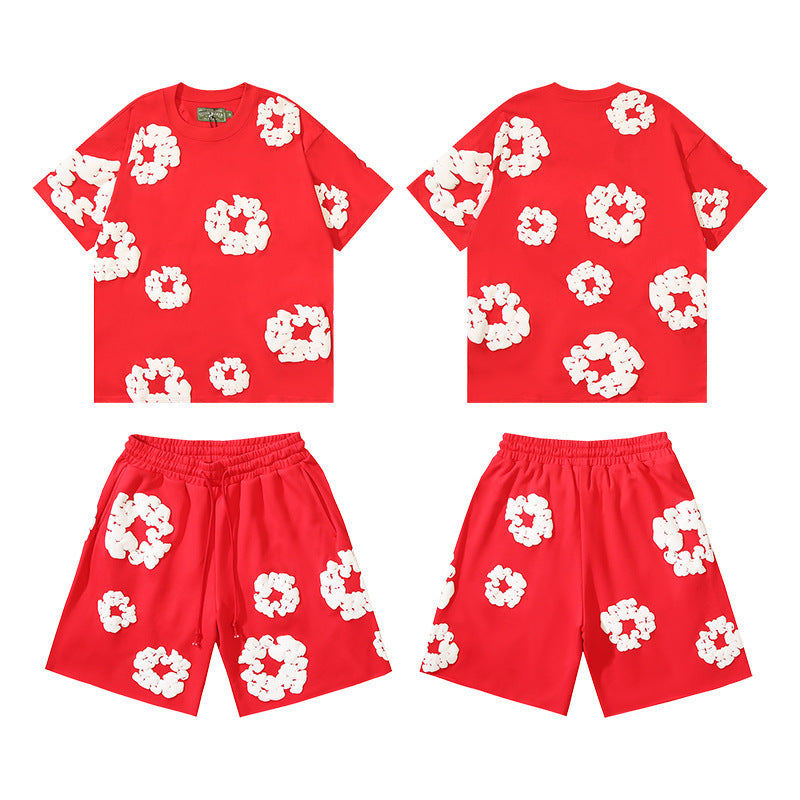 Multi-Colored Cotton Foam Printed Unisex Outfit