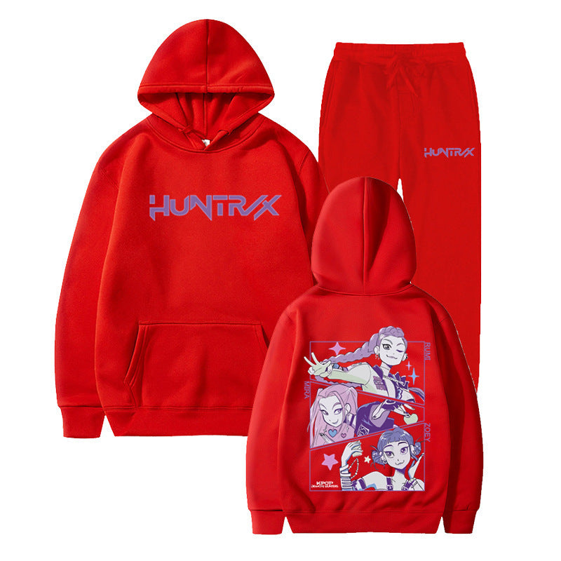 Fashionable K-Pop Demon Hunter Hooded Set