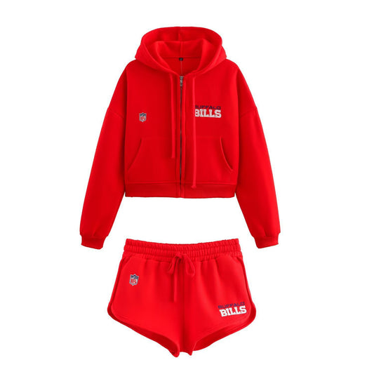 Women's Buffalo Bills Jacket and Shorts