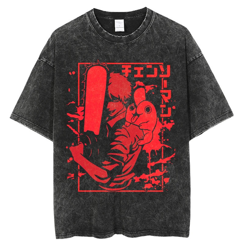 Chainsaw Man Anime Printed T-Shirt