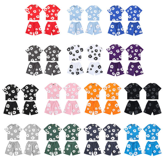 Multi-Colored Cotton Foam Printed Unisex Outfit