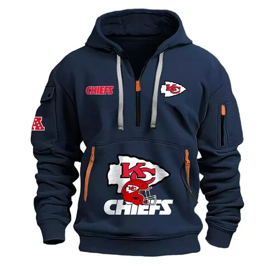 Men's Kansas City Chiefs Multi Pocket Hoodie