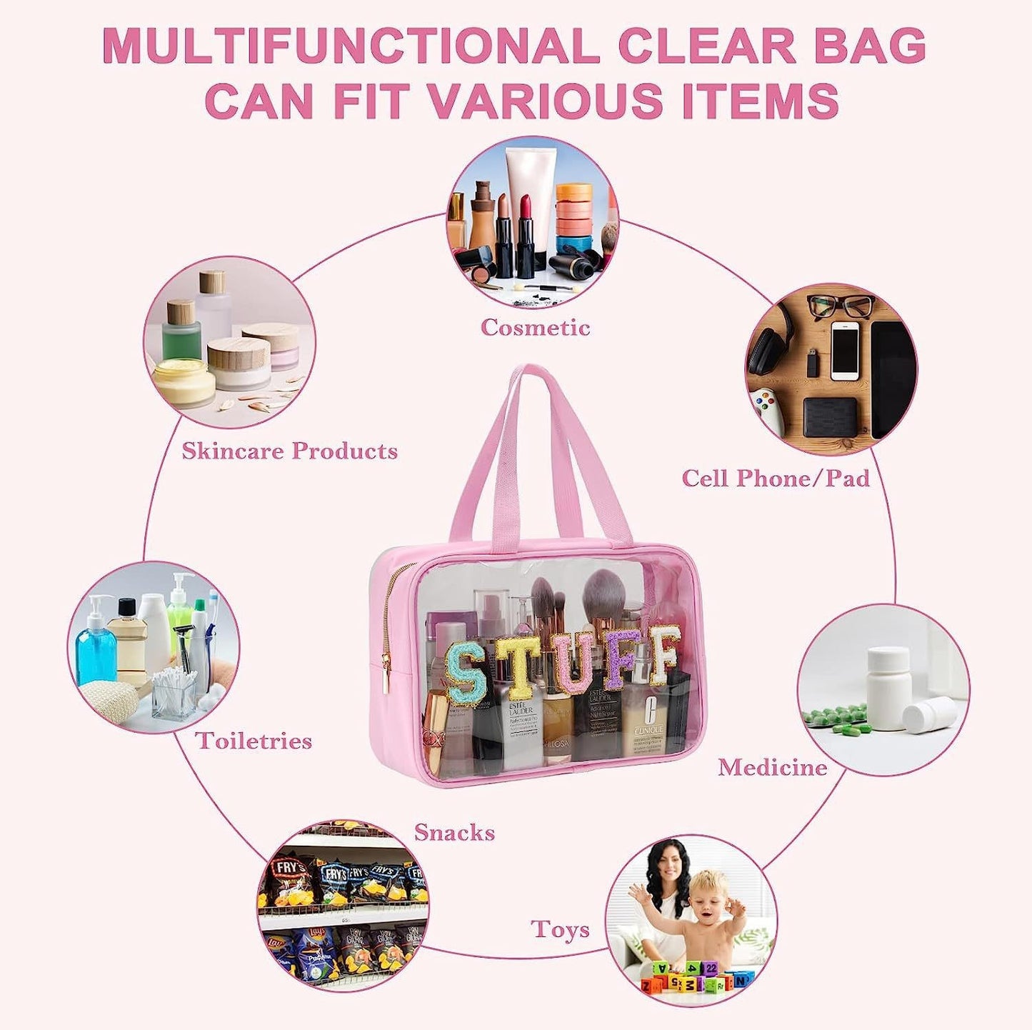 Clear Waterproof Multipurpose Bag