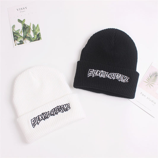 Awesome Embroidery Winter Beanies