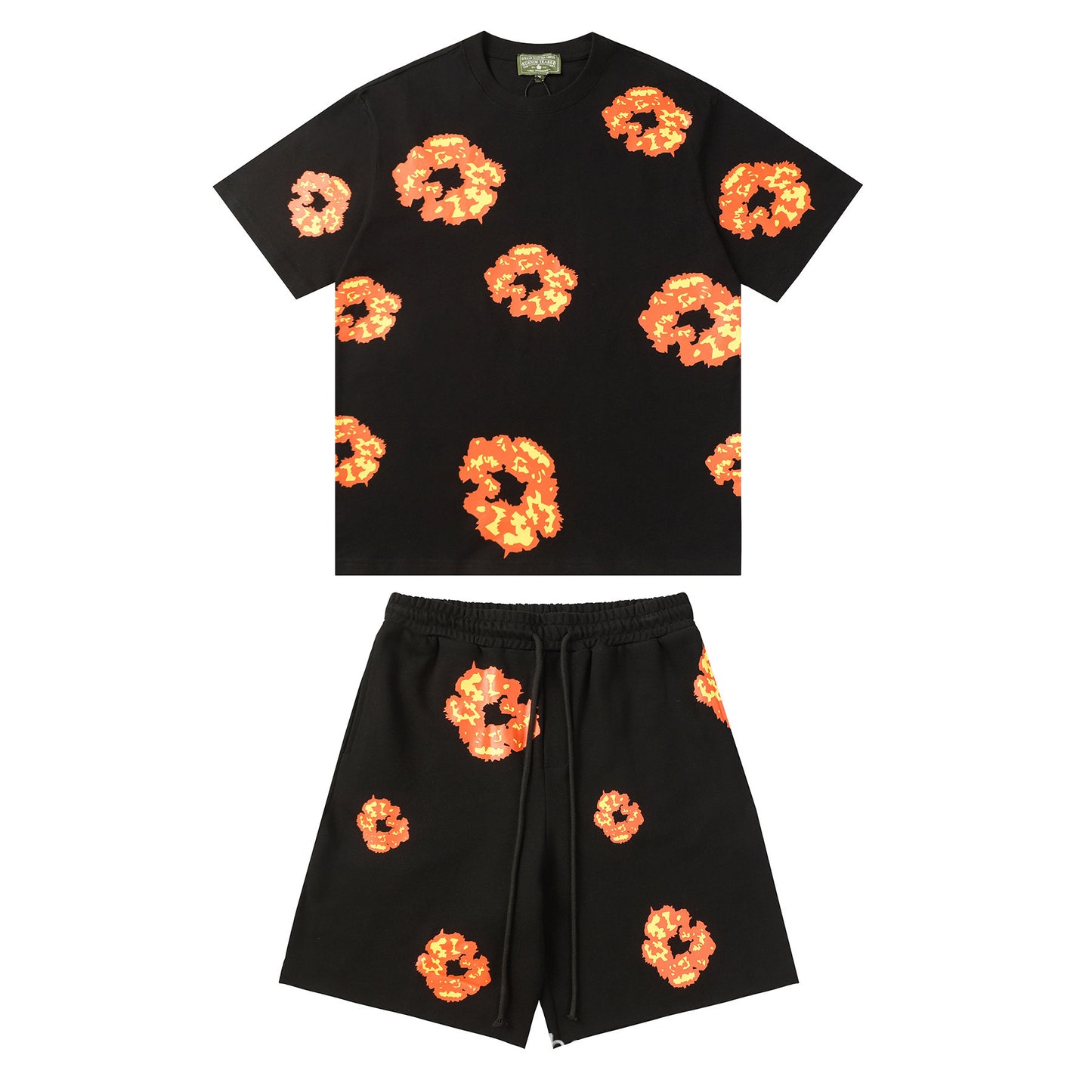 Multi-Colored Cotton Foam Printed Unisex Outfit