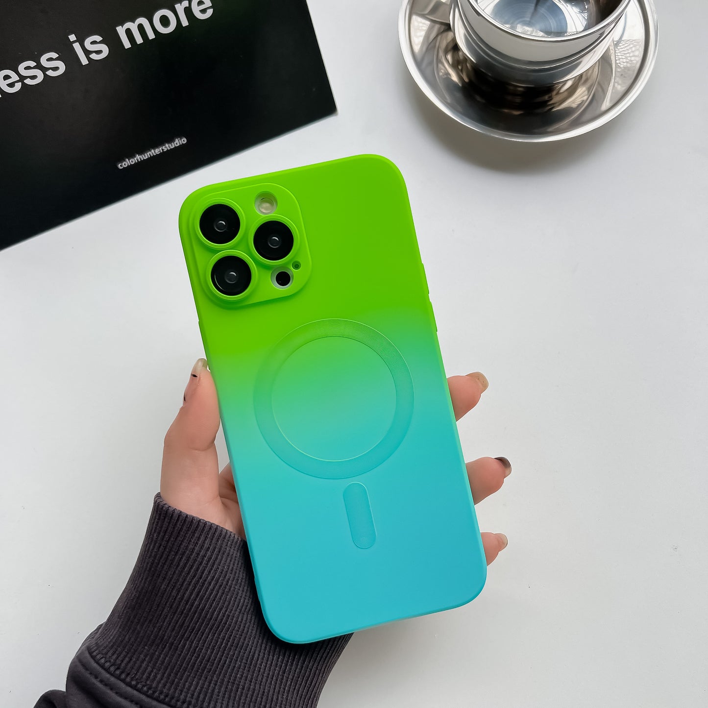 Gradient Two Tone Apple iPhone Cases