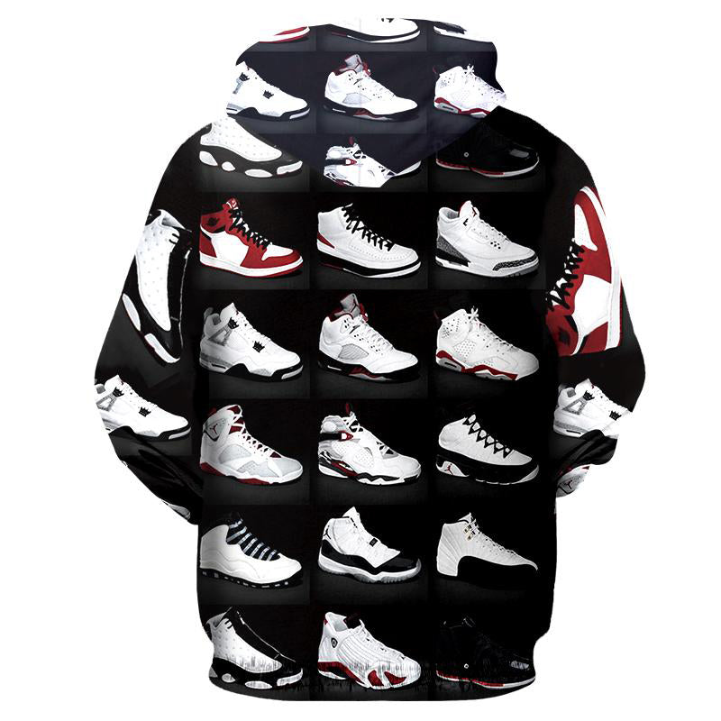 Jordan 23 Classic Shoes 3D Print Hoodie