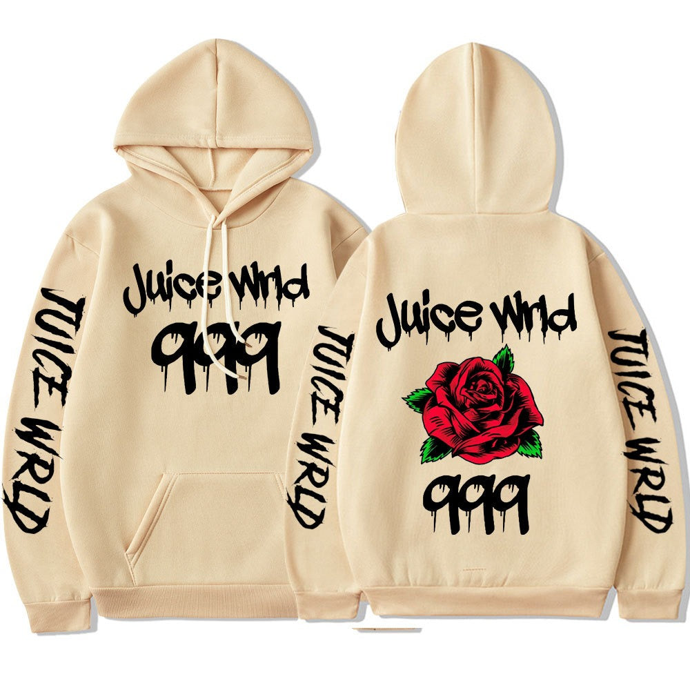 Juice Wrld Dark Wind Rose Hoodie