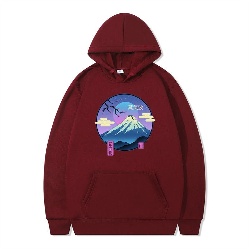 Japanese Mount Fuji Men's and Women's Hoodie