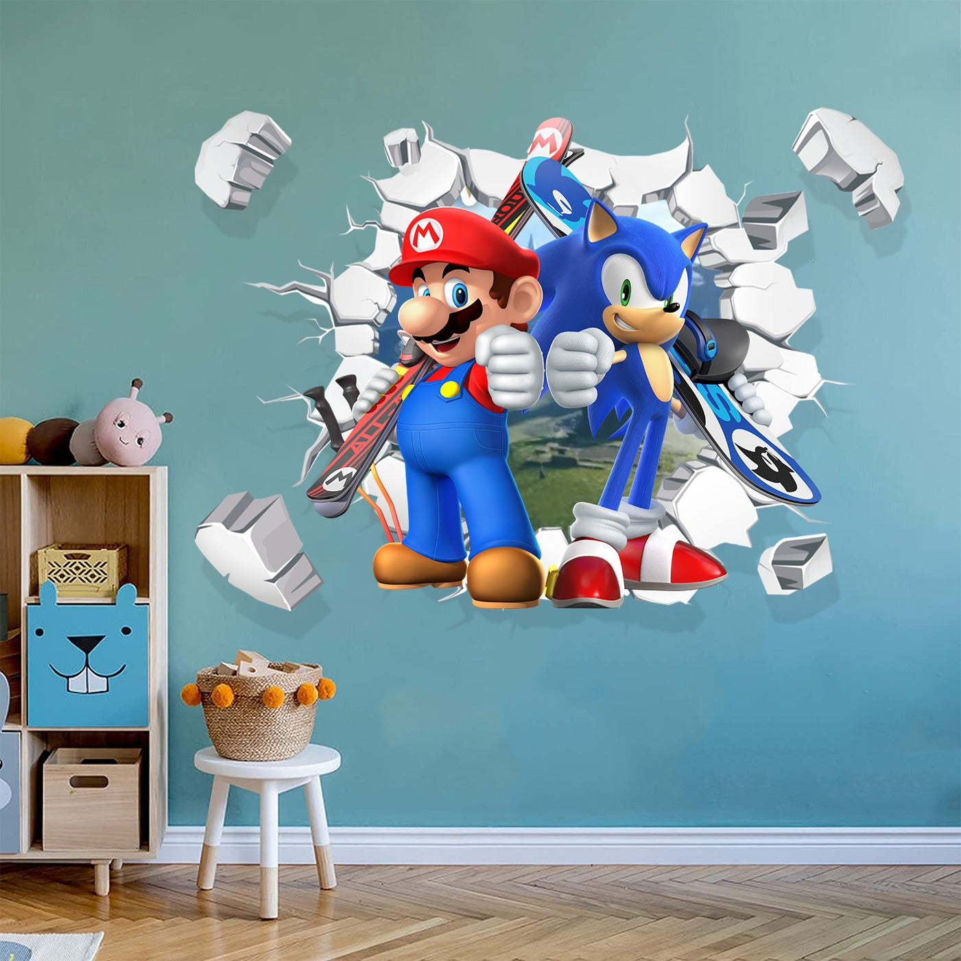 Mario Wall Decoration Stickers