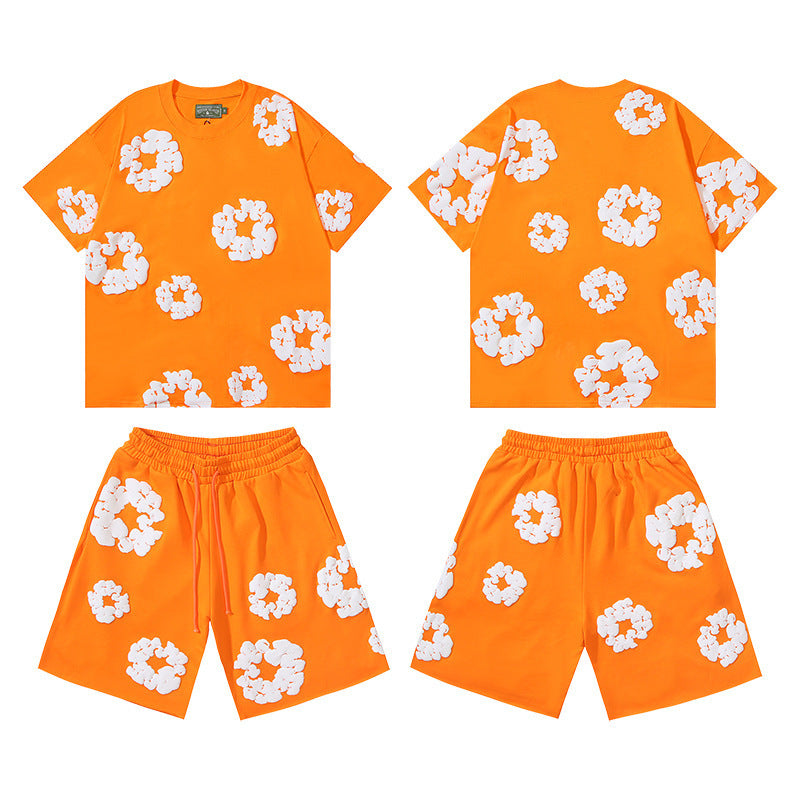 Multi-Colored Cotton Foam Printed Unisex Outfit