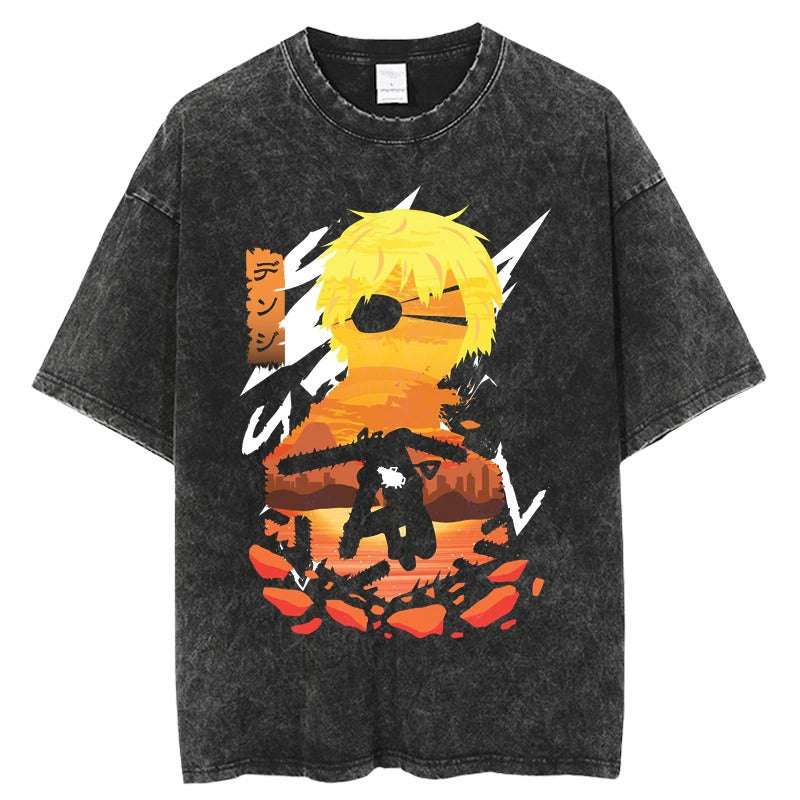 Chainsaw Man Anime Printed T-Shirt