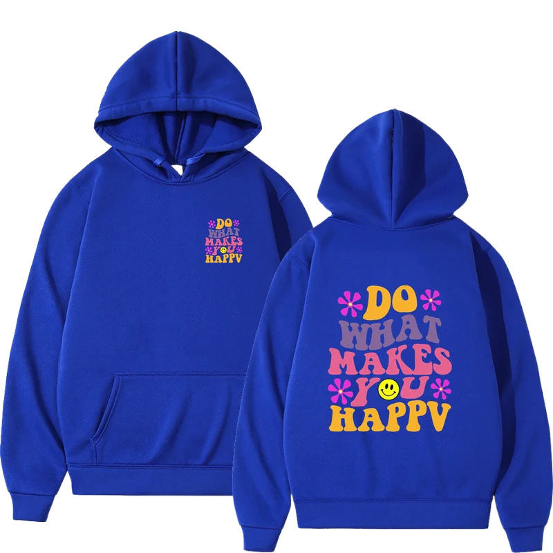 Do What Makes You Happy Smiley Hoodie