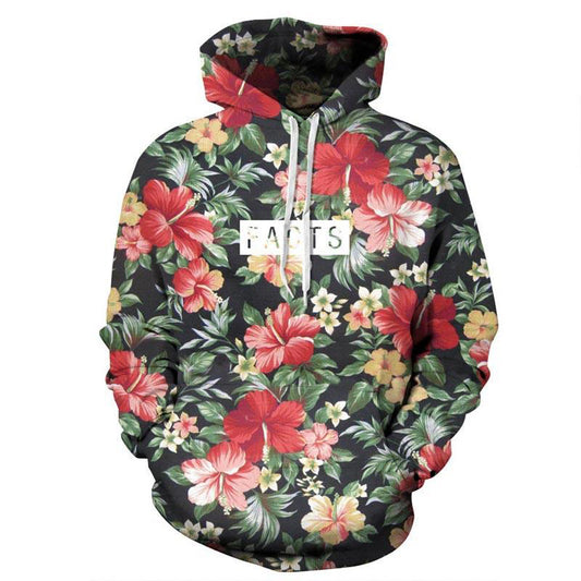 3D Flowers Hoodie