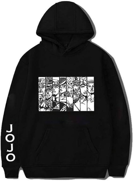 JOJO's Wonderful Adventure Print Hoodies