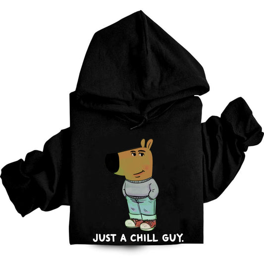 Chill Guy Meme Hoodie