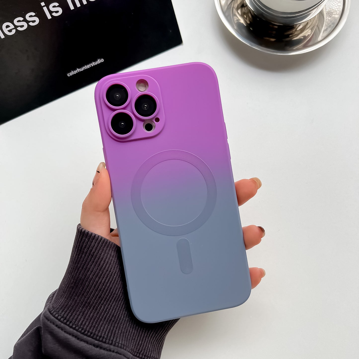 Gradient Two Tone Apple iPhone Cases