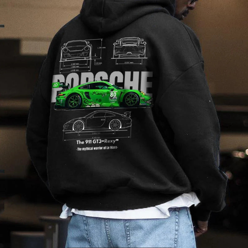 Men's Sports Car Hoodie
