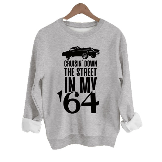 Car Printed Sweatshirt