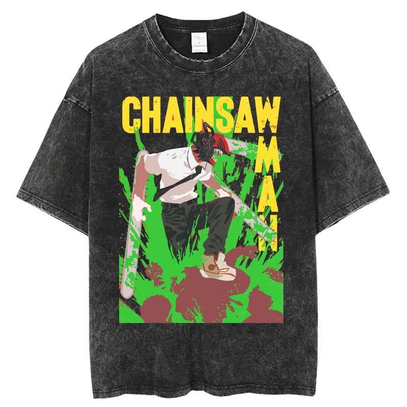 Chainsaw Man Anime Printed T-Shirt