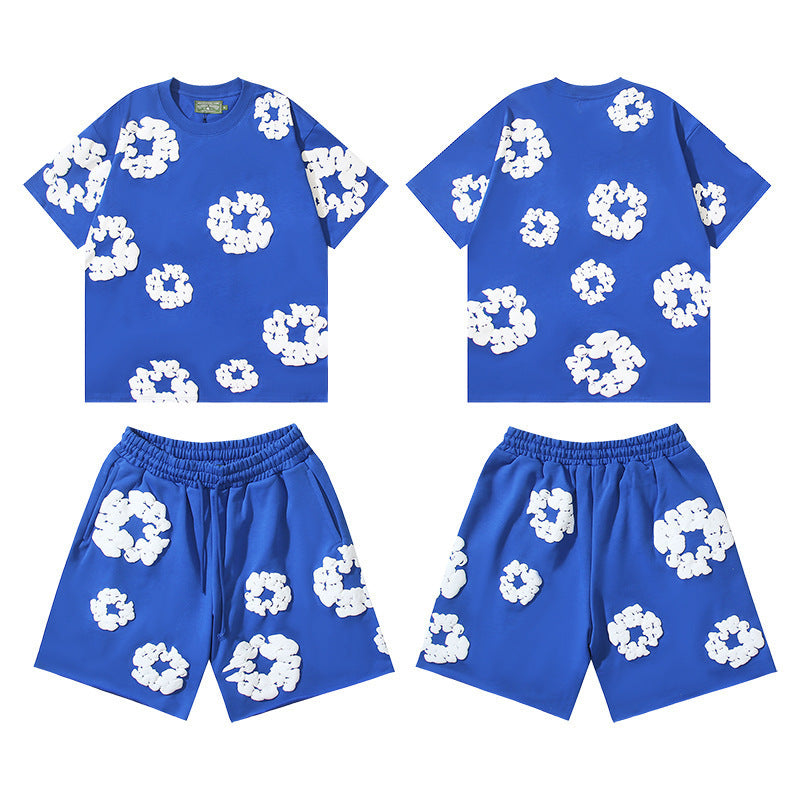 Multi-Colored Cotton Foam Printed Unisex Outfit