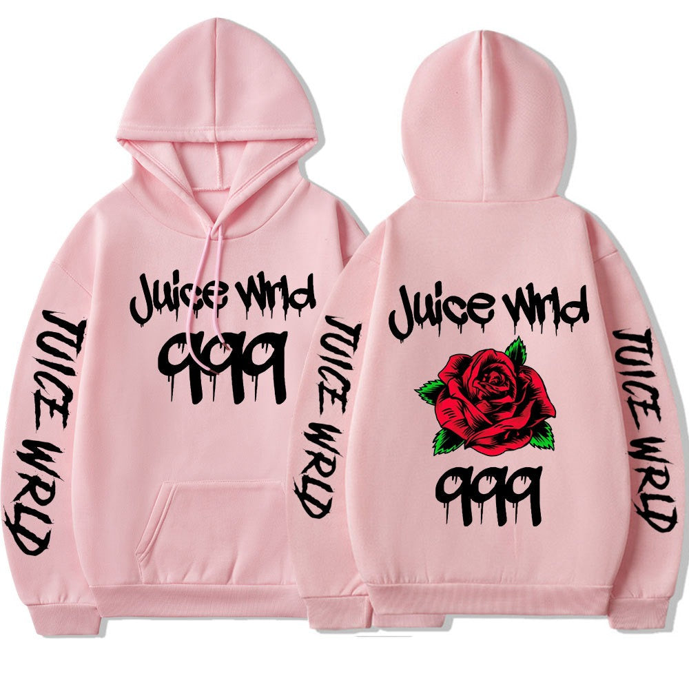 Juice Wrld Dark Wind Rose Hoodie